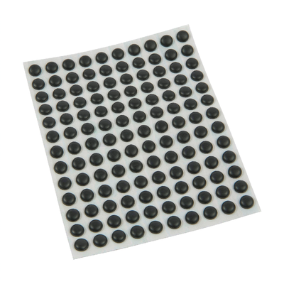 Китай 3M SJ5003 | Black/Grey/White | 11.2 x 5.1 mm | Bumpon Hemisphere | 72 Shore M поставщик