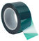 Высокая температура зеленого силикона ленты для маскировки полиэстера слипчивая широко использует для покрытия силы поставщик