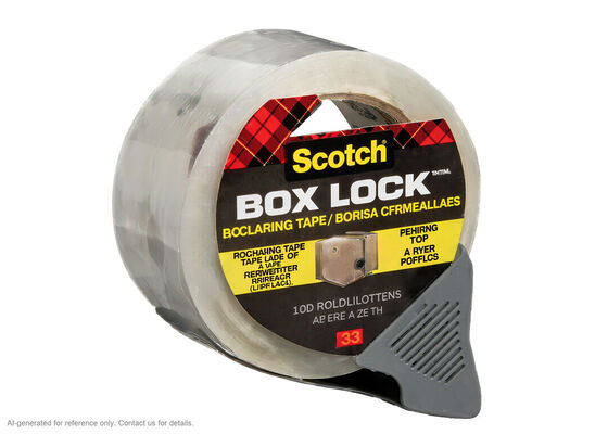 3M Scotch Box Lock 3950 | Clear BOPP Film | Acrylic | 48 mm x 50 m | 76.2 mm Core поставщик