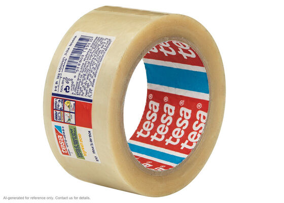 tesa 4124 | 65 µm PVC Film | Natural Rubber | 60 N/cm Tensile | Medium to Heavy Cartons поставщик