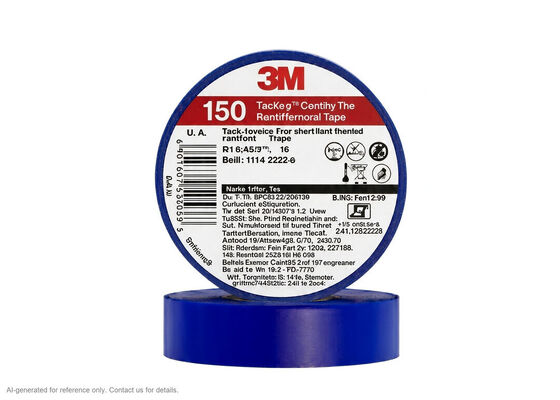 3M Temflex 150 | 0.13 mm PVC Vinyl | 600 V Rated | Self-Extinguishing | Six Colors поставщик