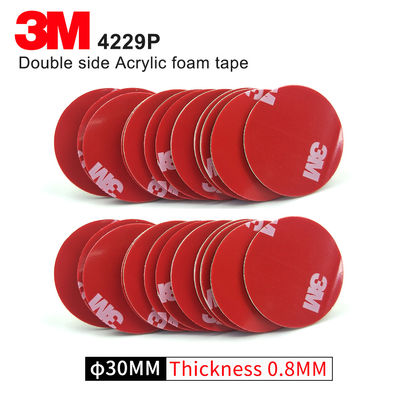 3M 4229P Kiss Cut. Двусторонний. Акриловая пенка. 75 мм. Круг.